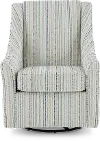 Belle Striped Swivel Chair