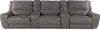 Sauvage Charcoal Gray Power Reclining Home Theater Sectional