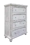 Clearance Aruba Rustic White Chest of Drawers