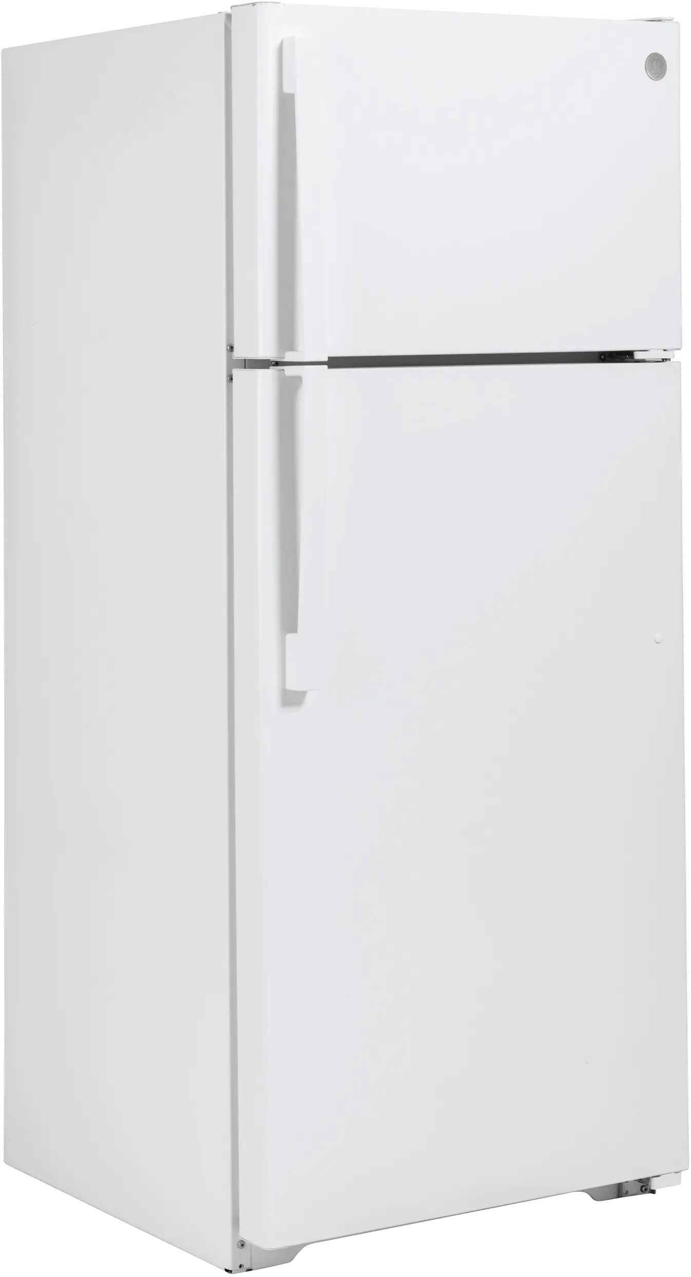 GTE18MTRRWW GE 18 cu ft Top Freezer Refrigerator - 30 W White-1