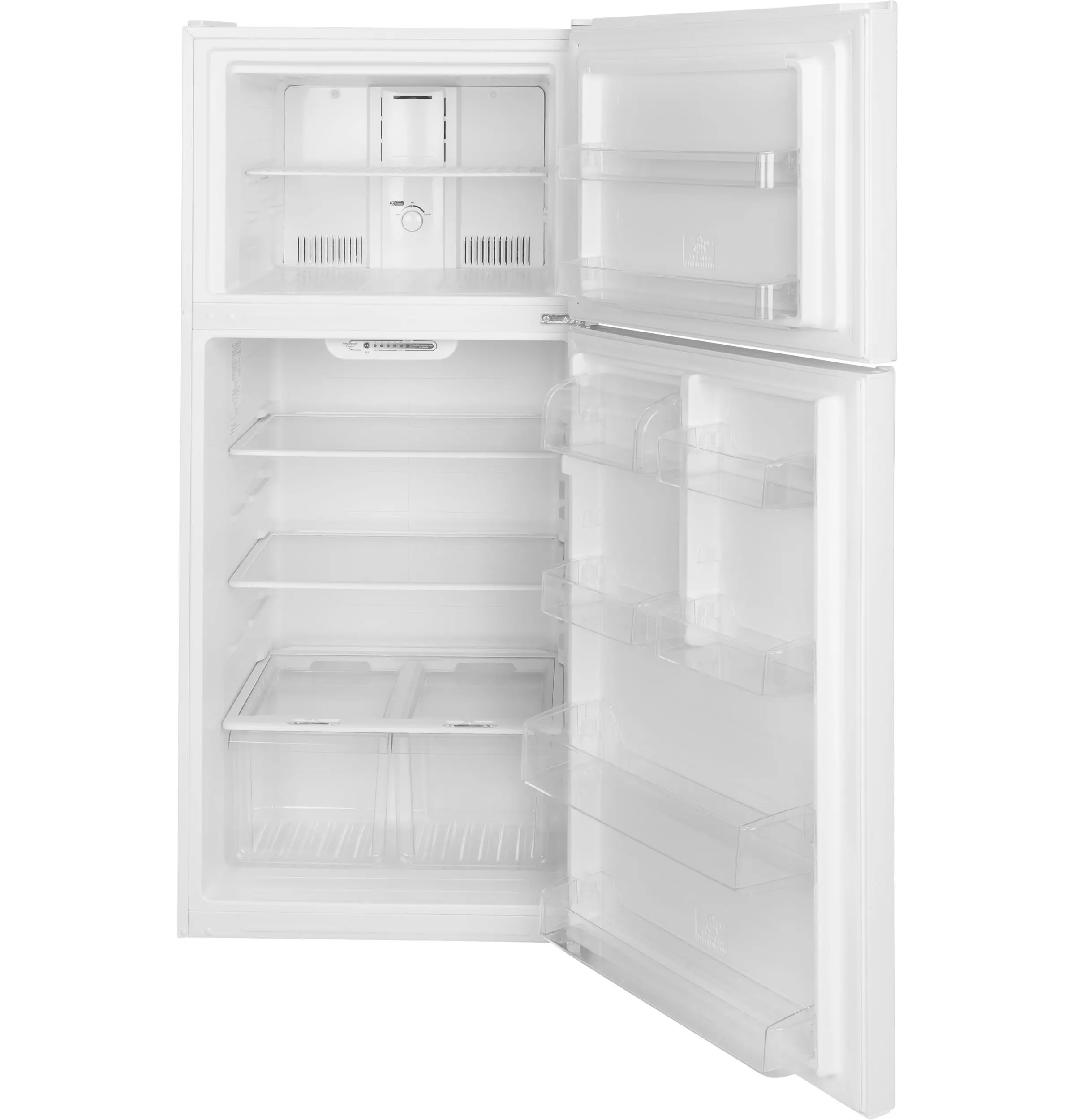 GTE18MTRRWW GE 18 cu ft Top Freezer Refrigerator - 30 W White-12