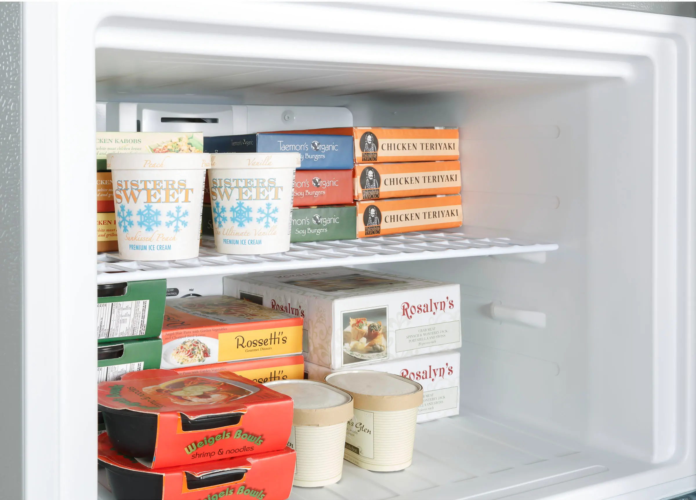 GTE18MTRRWW GE 18 cu ft Top Freezer Refrigerator - 30 W White-6