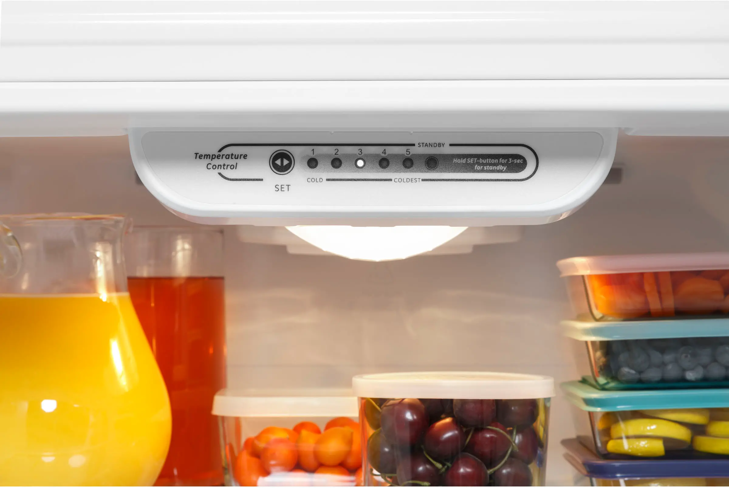 GTE18MTRRWW GE 18 cu ft Top Freezer Refrigerator - 30 W White-8