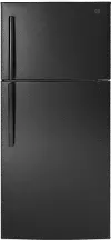 GTE18MTRRBB GE 18 cu ft Top Freezer Refrigerator - 30 W Black