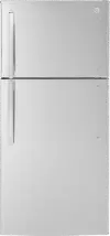 GTE18MSRRSS GE 18 cu ft Top Freezer Refrigerator - 30 W Stainless Steel