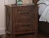 Clearance Summit View Rustic Brown Nightstand