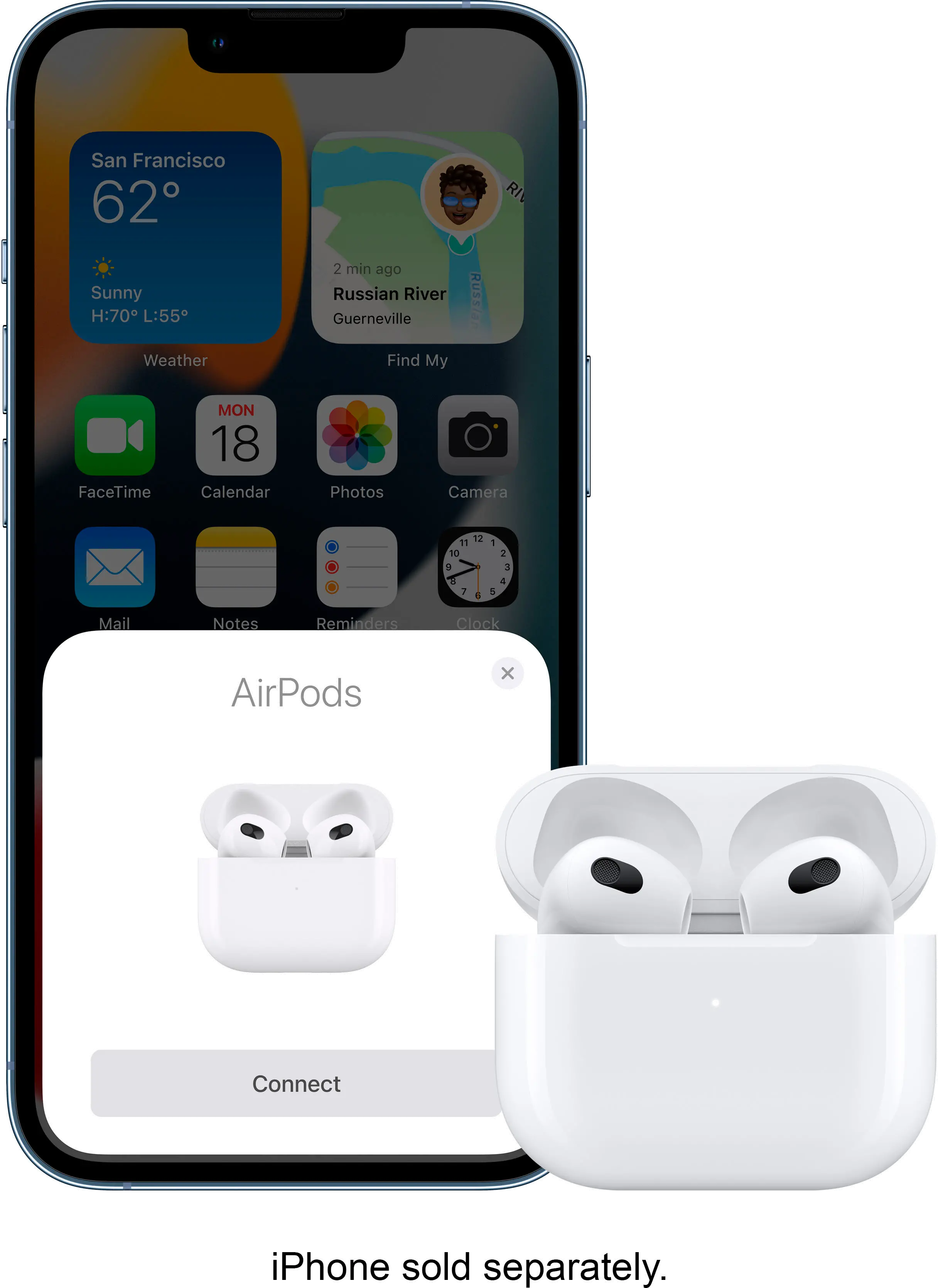 MME73AM/A Apple AirPods (3rd generation) - White-5