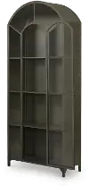 104445-003 Belmont Gunmetal Display Cabinet