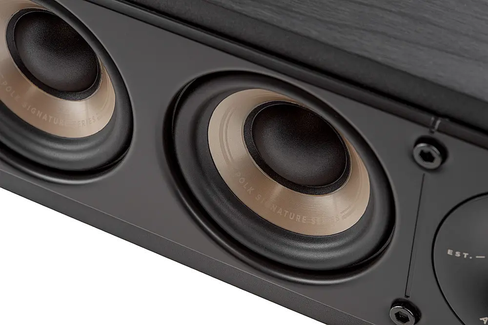 ES-S35 BLACK SLIM CENTER SPEAKER Polk Audio - Signature Elite ES35 Center Channel Speaker-4