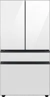 RF23BB860012 Samsung Bespoke 23 cu ft 4 Door Refrigerator - Counter Depth White Glass