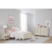 Sheree Off-White 3 Piece Full Bedroom Set
