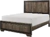 Ellendale Rustic Brown King Size Bed