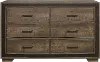 Clearance Ellendale Rustic Brown Dresser