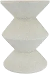 Terrazzo White Accent Stool