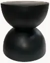 Terrazzo Black Accent Stool
