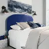 Cannery Ridge Navy Queen Upholstered Headboard