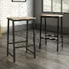 Clearance Black Metal Counter Height Stool