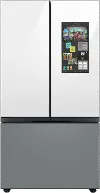 RF30BB69006M Samsung Bespoke 30 cu ft French Door Refrigerator - White/Gray Glass