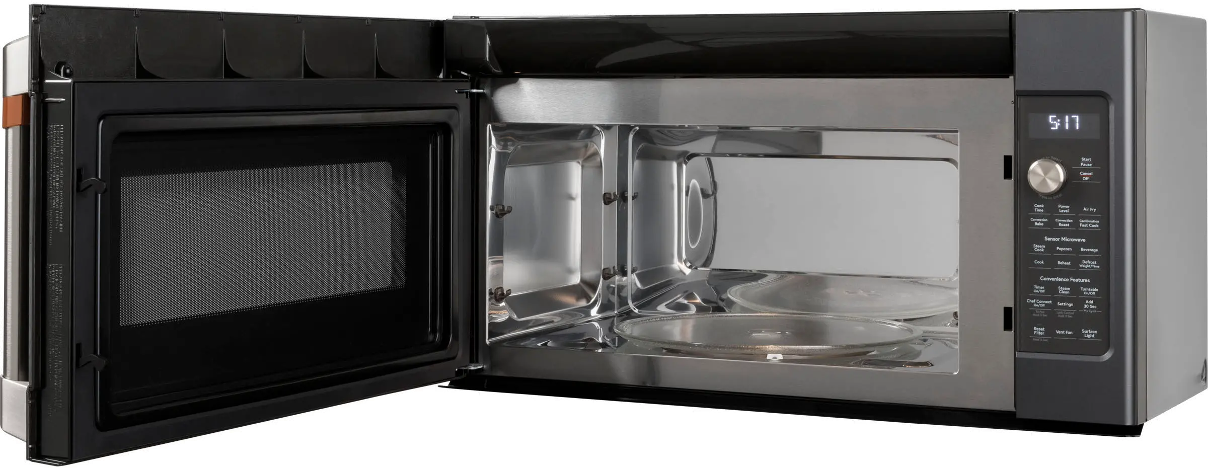 CVM517P3RD1 Cafe 1.7 cu ft Over the Range Microwave - Matte Black-2