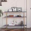 Serenity Navy & Gold Sofa Table