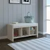 Penelope Ivory Entryway Storage Bench