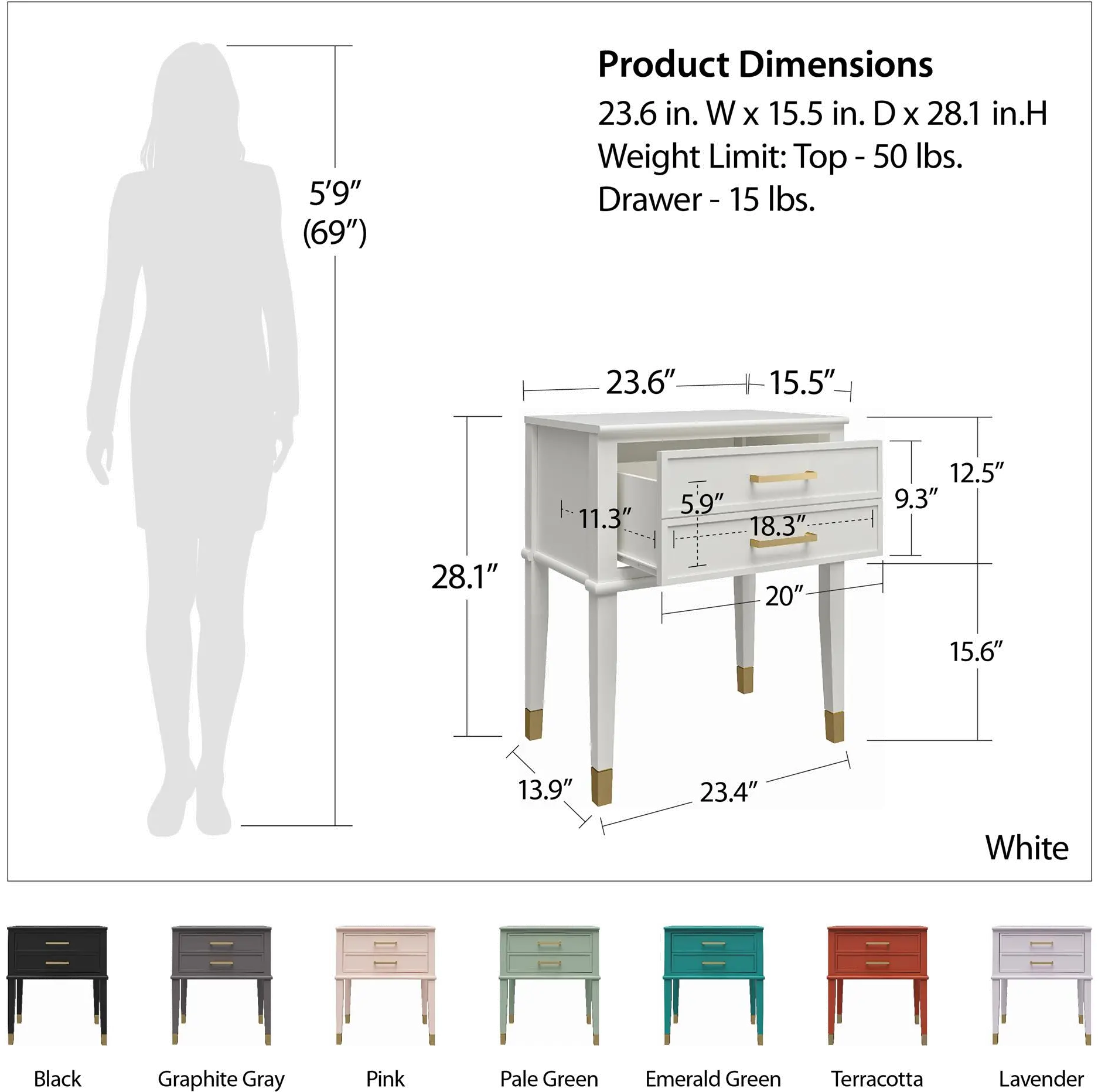 Westerleigh Terracotta End Table-8