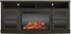 Ayden Park Espresso 65 TV Stand with Fireplace