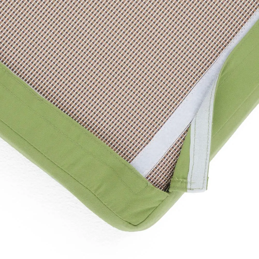 Deco Green 4 Piece Sectional with Table Patio Set-5