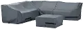 Deco 6 Piece Sectional and Coffee Table Patio Set Furniture Covers