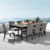 Vistano Collection 9 Piece Outdoor Dining Set