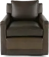 Clearance Clark Espresso Swivel Chair