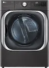 DLGX8901B LG 9 cu ft Gas Dryer - Black Steel 8900B
