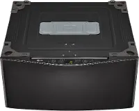 WD200CB LG Sidekick 1.0 cu ft Pedestal Washer - Black Steel