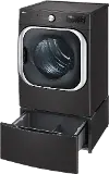 WDP5B LG Signature 29 Inch Washer and Dryer Pedestal - Black Stainless Steel