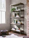 IHRM-052/BOOKSHELF AG Simien Gunmetal Gray Bookcase