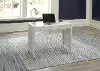 Trellis White Writing Desk