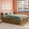 Clearance River Ranch Natural Queen Platform Bed