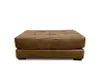 Rambo Brown Leather Cocktail Ottoman
