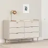 13532 Hype White 6-Drawer Dresser - South Shore
