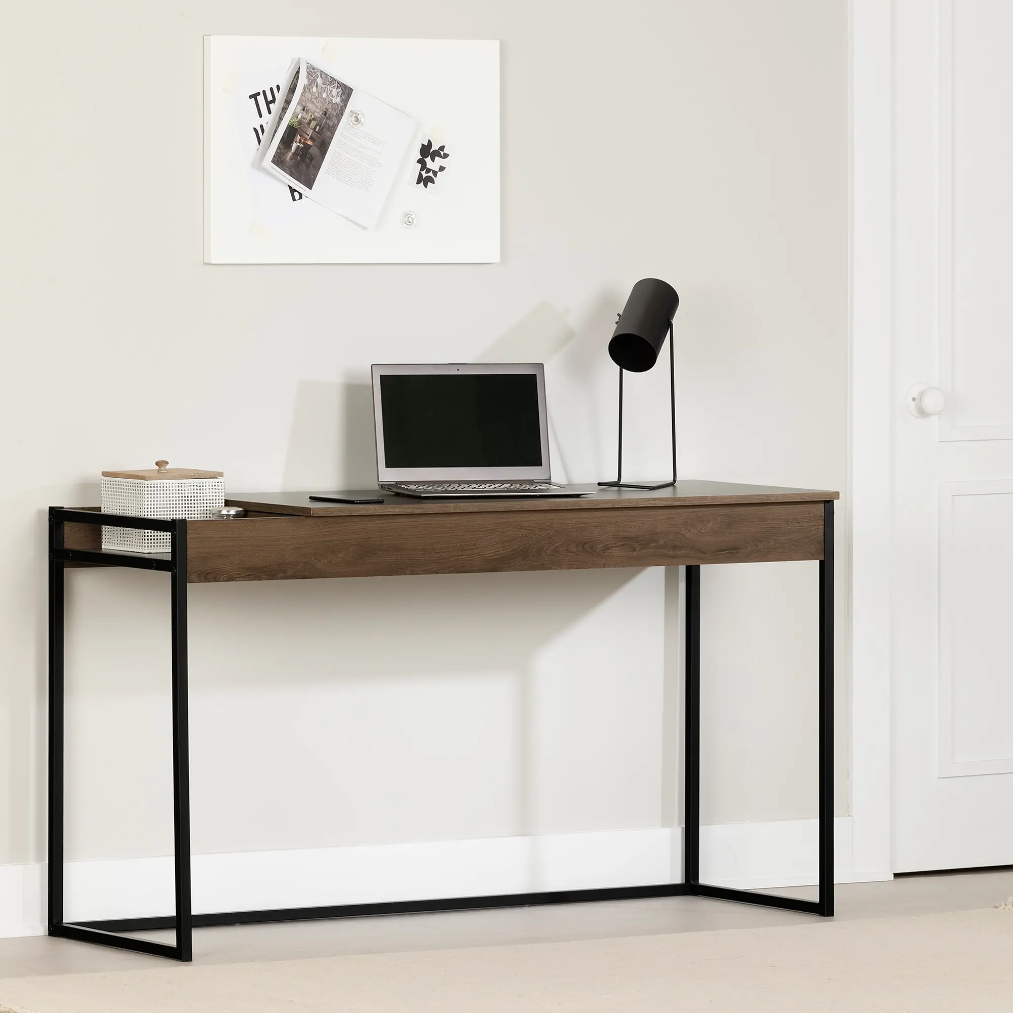 13569 Mezzy Brown Computer Desk-2
