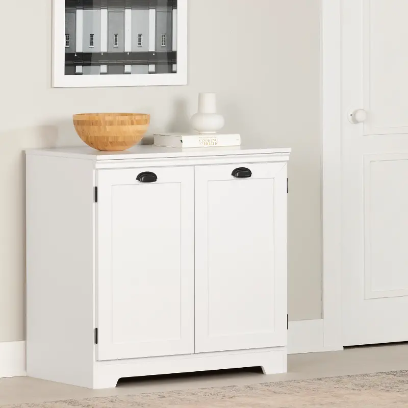 Farnel White 2-Door Storage Cabinet | RC Willey