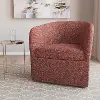 43-10NBLRF Becca Bouclé Rose Swivel Chair