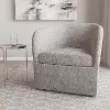 43-10MLNELP Becca Bouclé Gray Swivel Chair