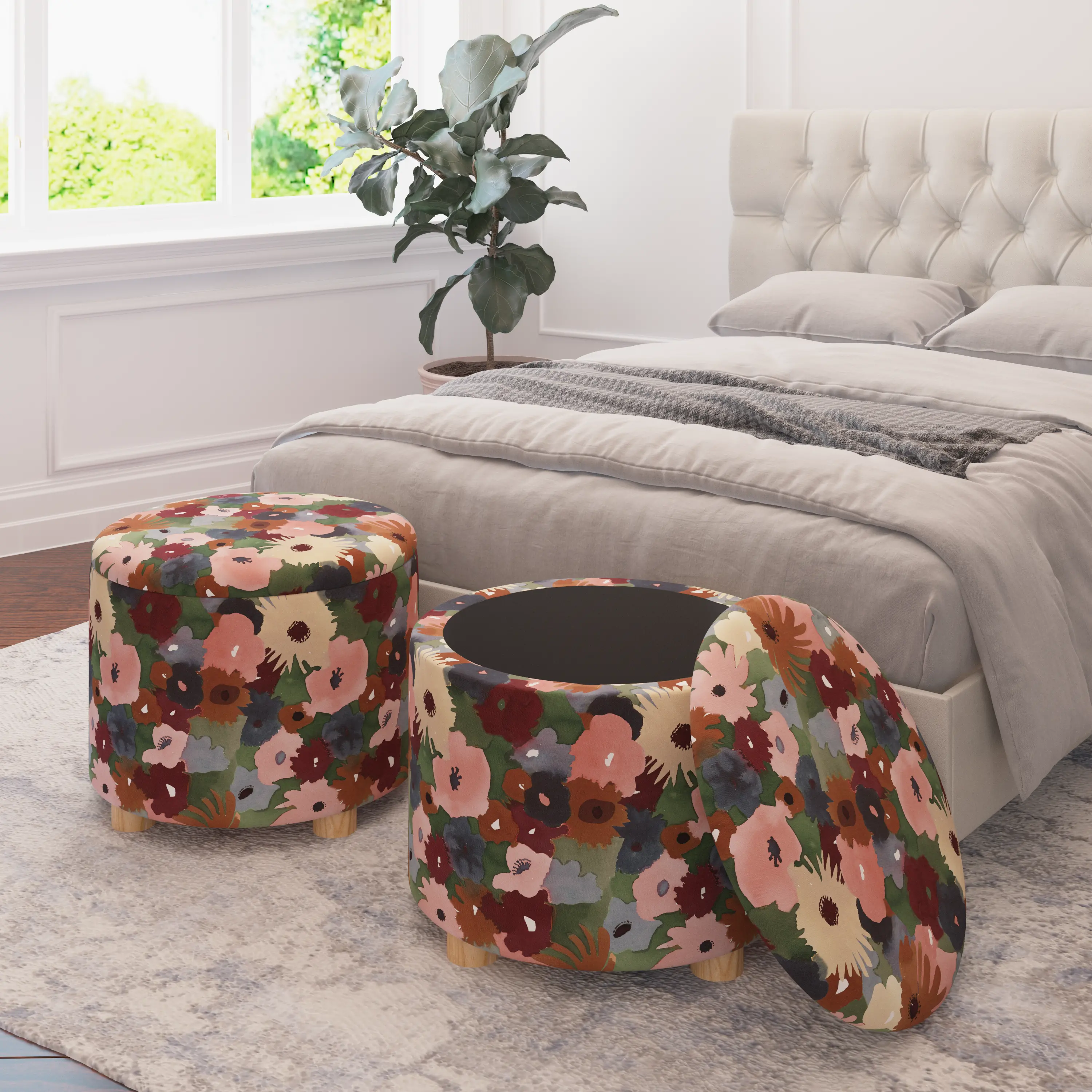 576MRGPLMOGA Claire Floral Plum Storage Ottoman-2