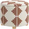 576AZTTRCOGA Claire Aztec Terracotta Storage Ottoman - Skyline Furniture