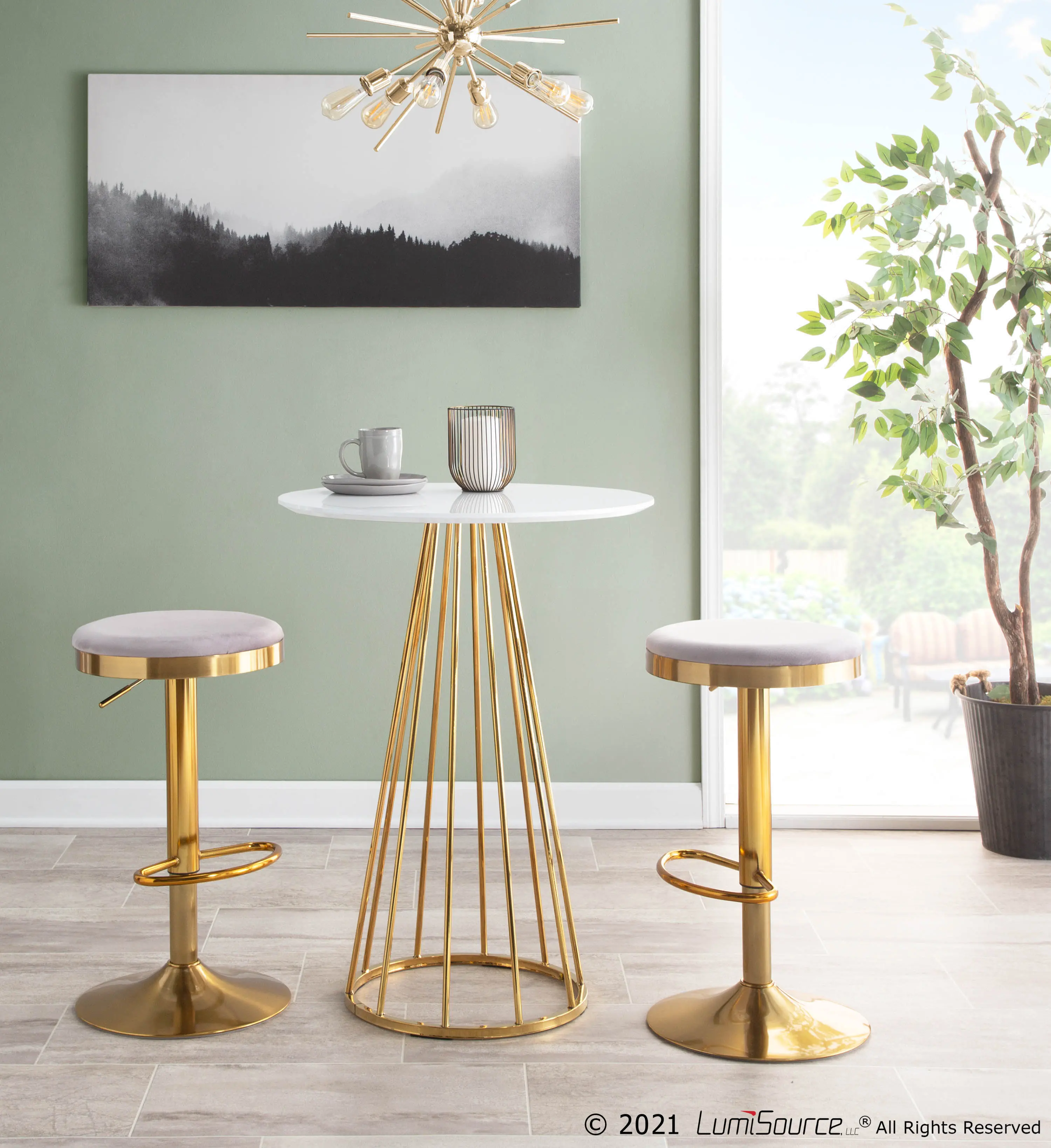 BS-DAKOTA_AUVSV2 Dakota 2 Set Adjustable Barstool in Gold Steel and Silver Velvet-2