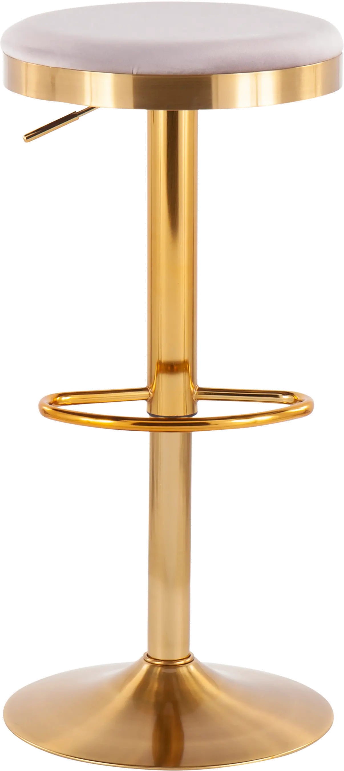BS-DAKOTA_AUVSV2 Dakota 2 Set Adjustable Barstool in Gold Steel and Silver Velvet-3