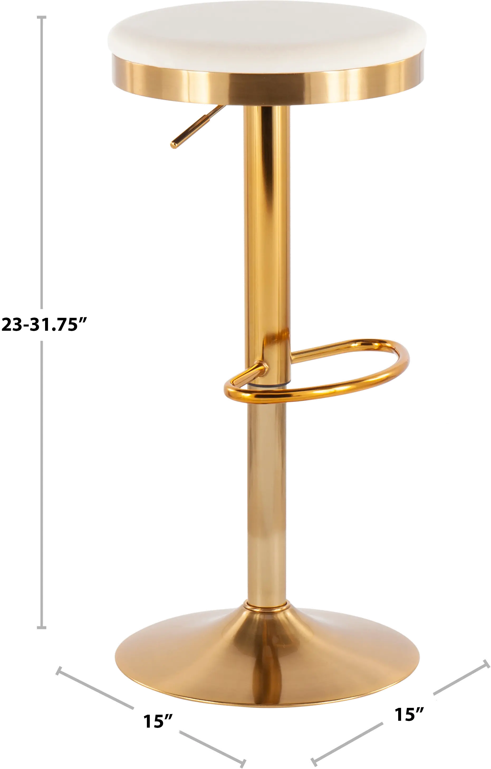 BS-DAKOTA_AUVSV2 Dakota 2 Set Adjustable Barstool in Gold Steel and Silver Velvet-5