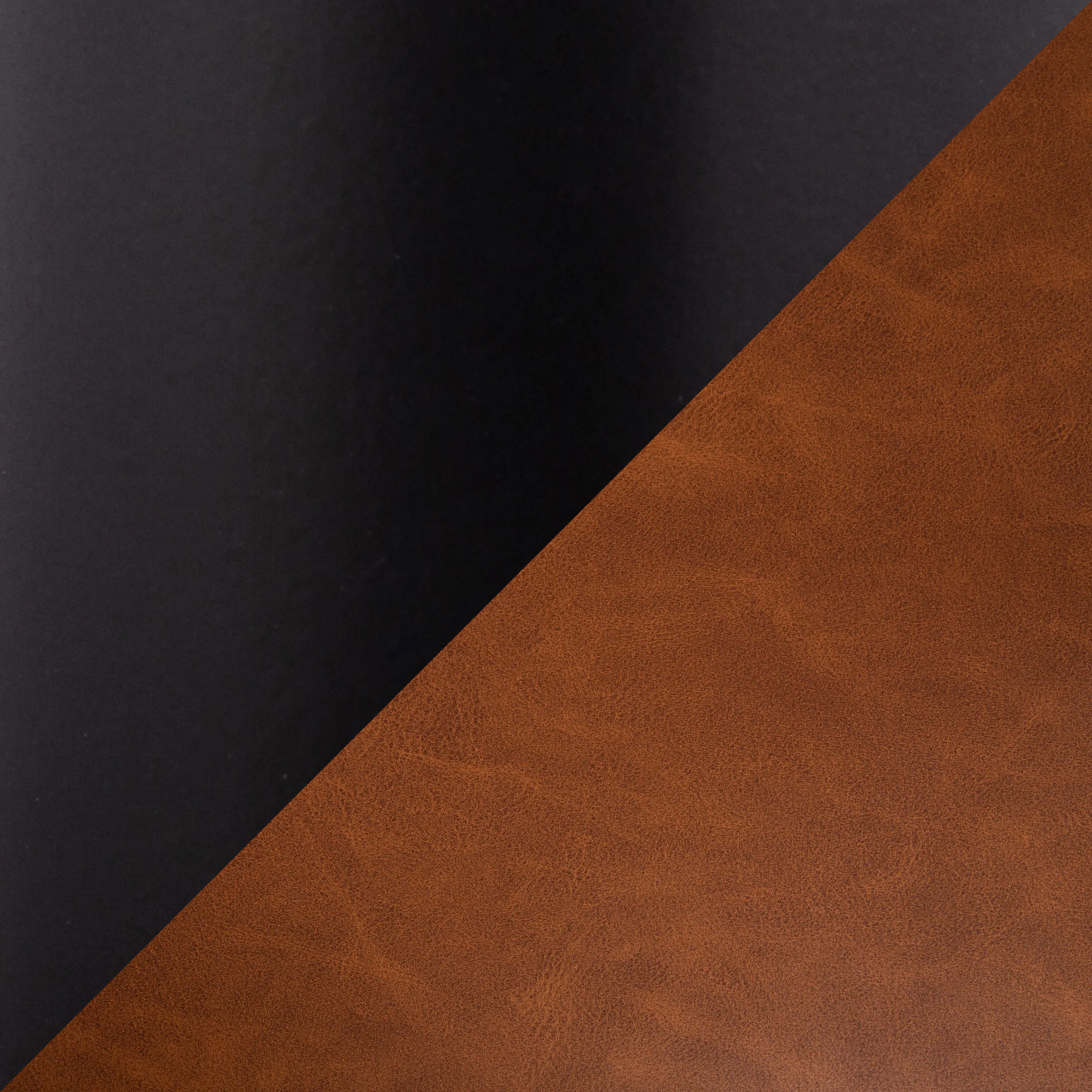 CHR-CASPERARM_BKCAM Casper Arm Chair Medium Brown Faux Leather-7