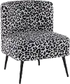 CH-FRANLEP_BKBK Luna Black Leopard Accent Chair